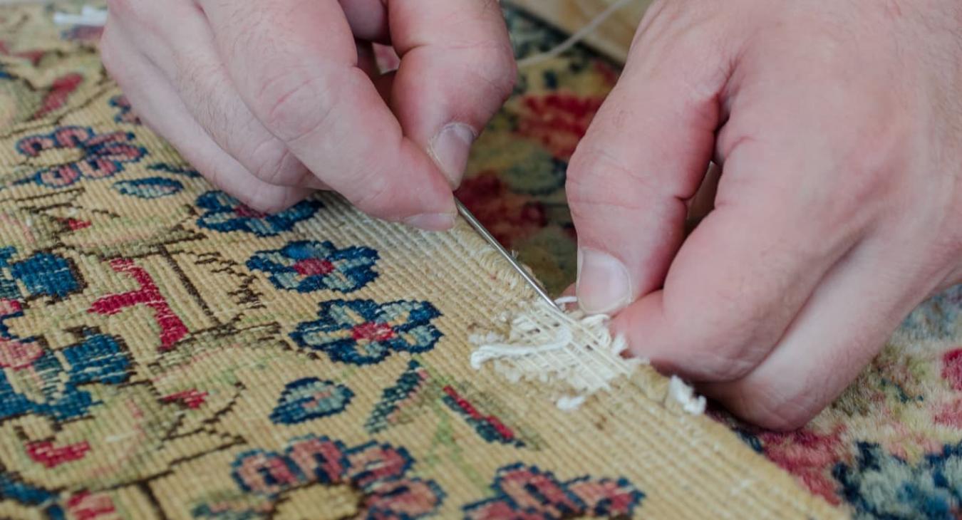 Restauration de tapis